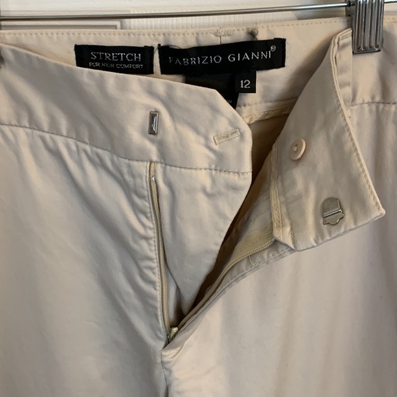 Beige Fabrizio Gianni Straight Leg Trousers - Picture 3 of 5